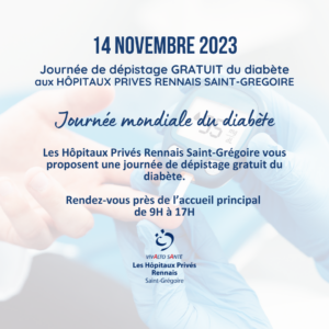 14 Novembre 2023 - Dépistage gratuit HPR Saint-Grégoire